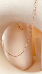 Gold Box Chain Necklace - Octonov 