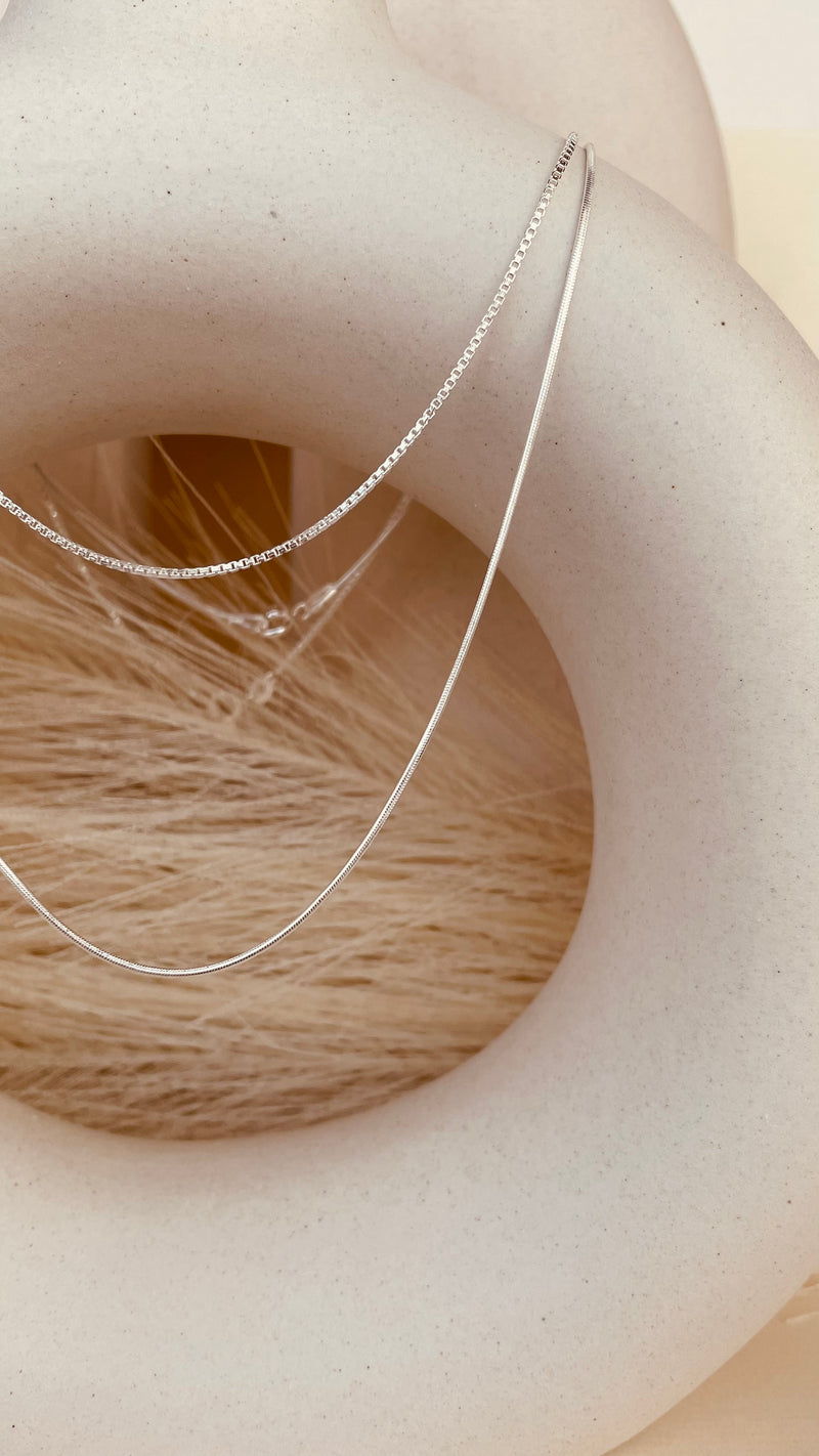 Dainty Layering Necklace Duo