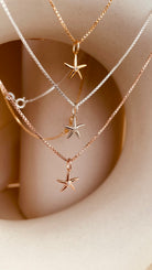 Minimal Starfish Necklace with Box Chain - Octonov 