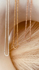 Faceted Beaded Chain Necklace - Octonov 