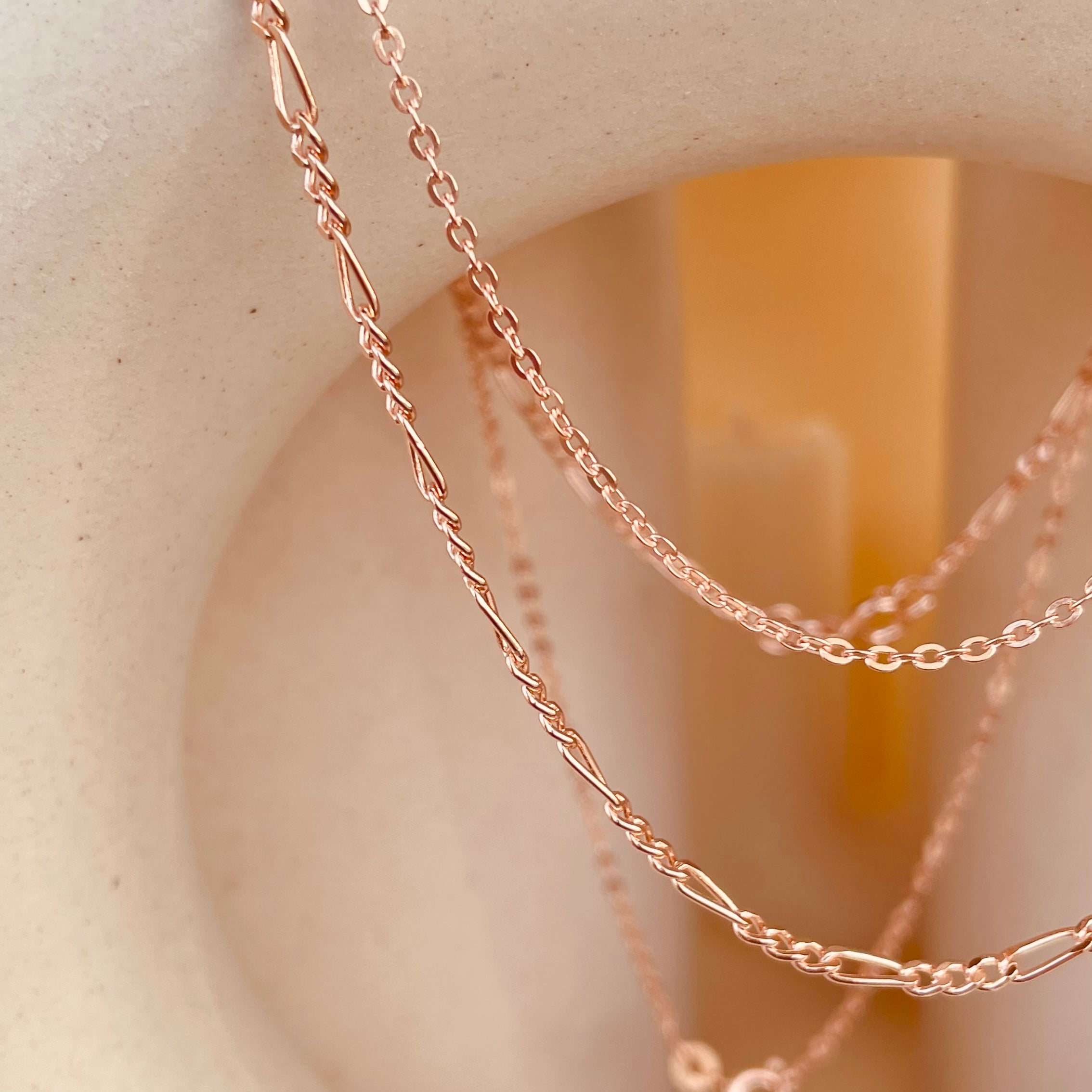 Dainty Chains Duo Necklace - Octonov 