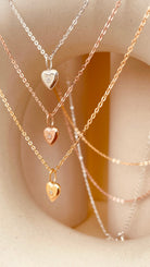 Dainty Vintage Heart Necklace with Sitara Chain - Octonov 