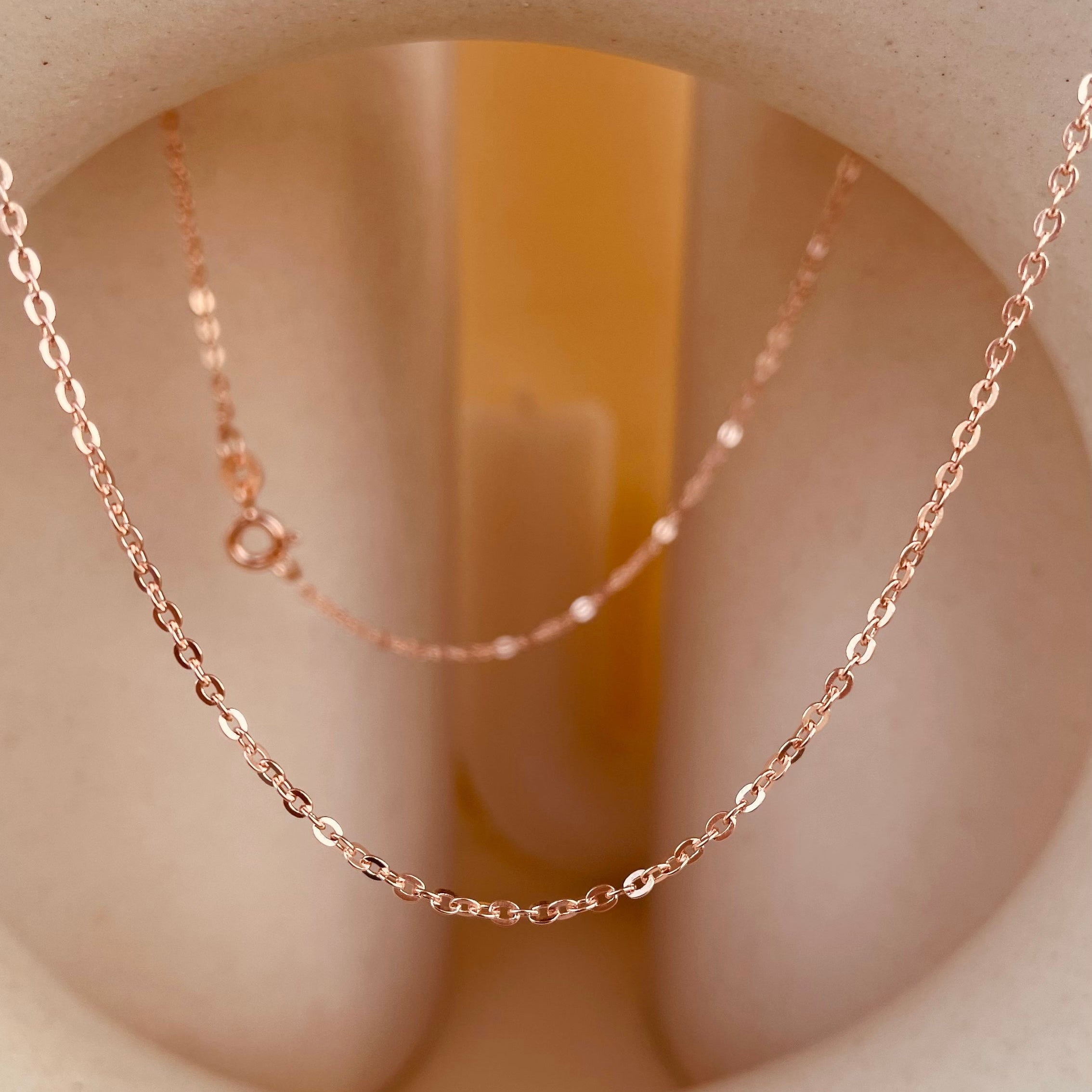 Gold Dainty Shine Sitara Chain Necklace - Octonov 