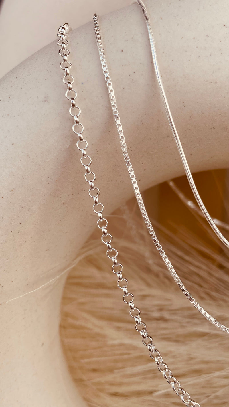 Dainty Silver Trio Necklace