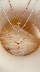 Minimal and Dainty Token of Faith Necklace with Box Chain - Octonov 