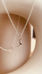 Crescent Moon Necklace with Cable Chain - Octonov 