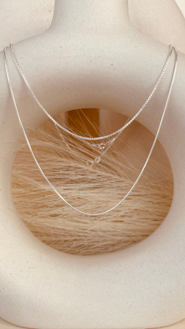 Dainty Layering Necklace Duo