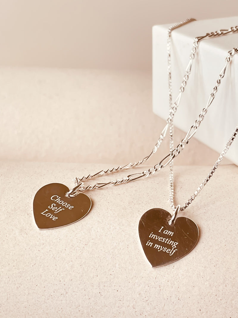 Personalised Self-Love and Affirmation Necklace