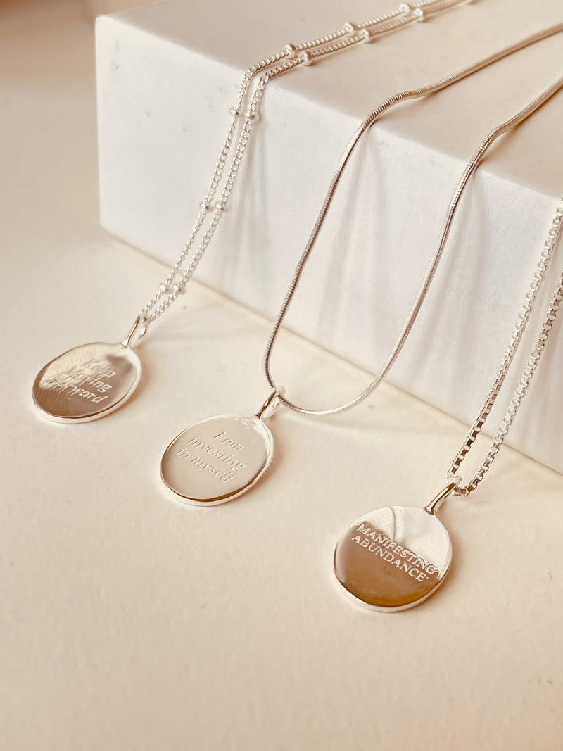 Personalised Positive Affirmation necklace