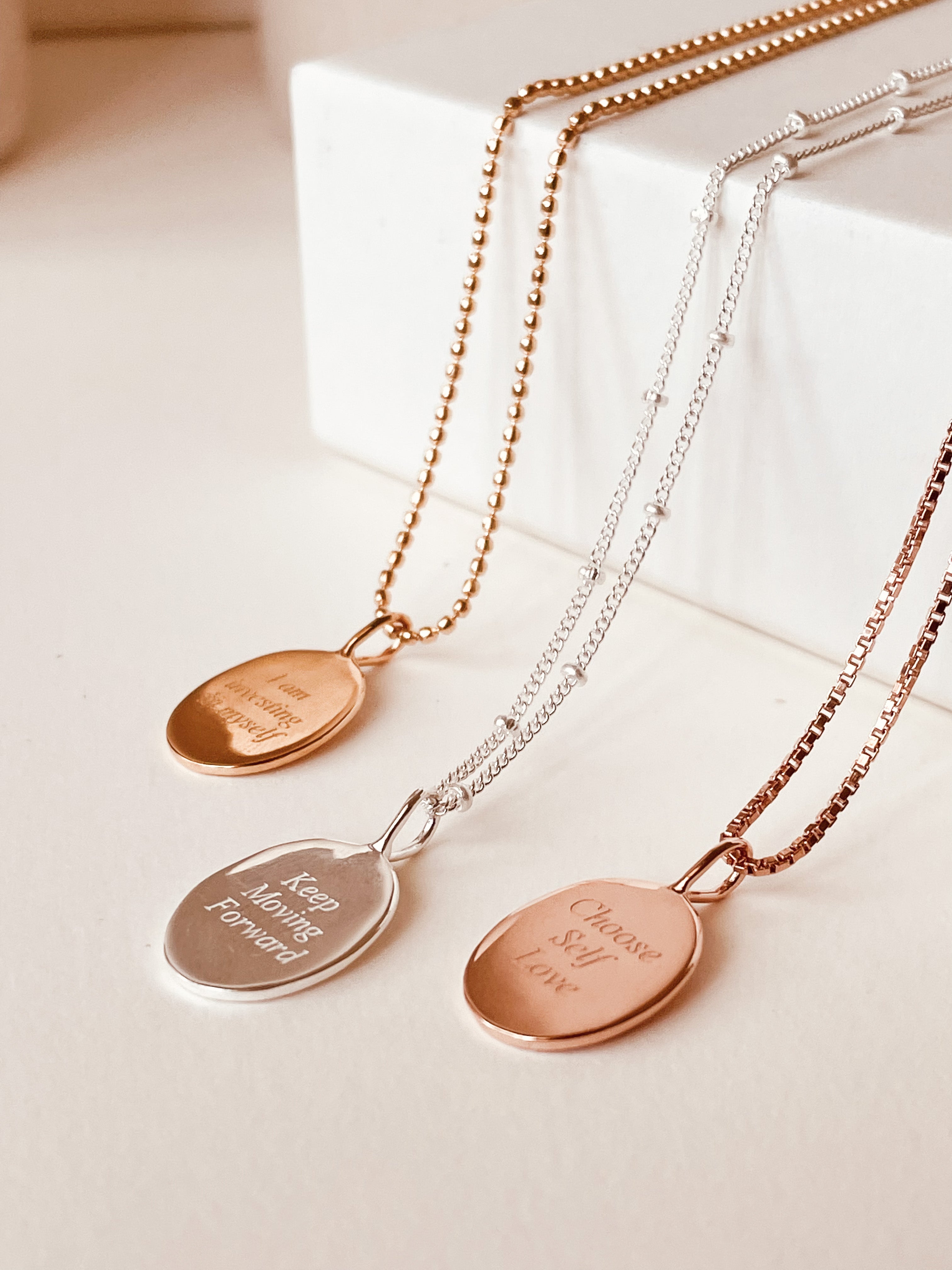 Personalised Positive Affirmation necklace - Octonov 