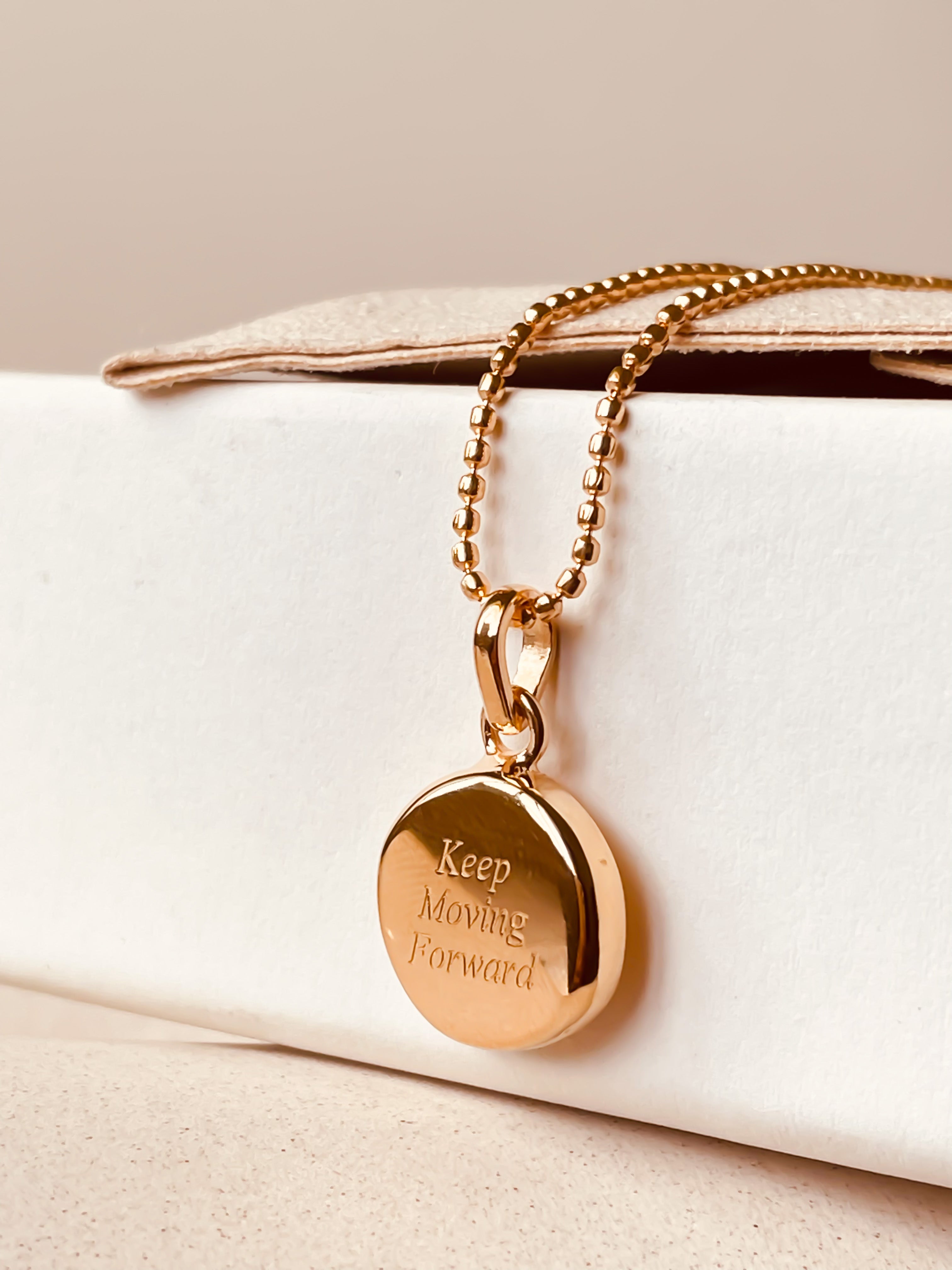 Keep Moving Forward Handmade Necklace - Octonov 