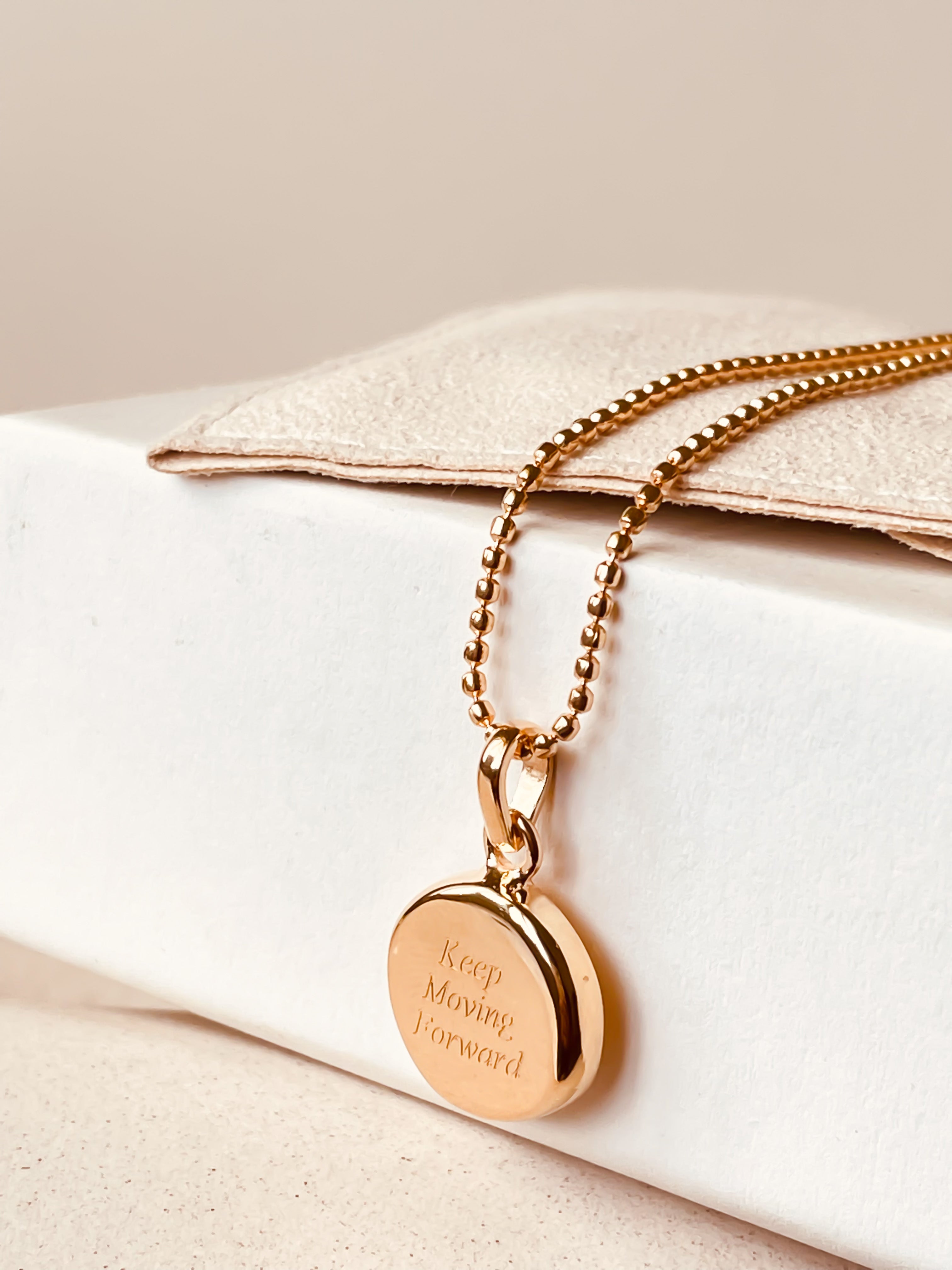 Keep Moving Forward Handmade Necklace - Octonov 