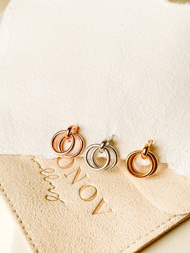 Hoop in a Hoop Studs