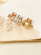 Hoop in a Hoop Studs - Octonov 