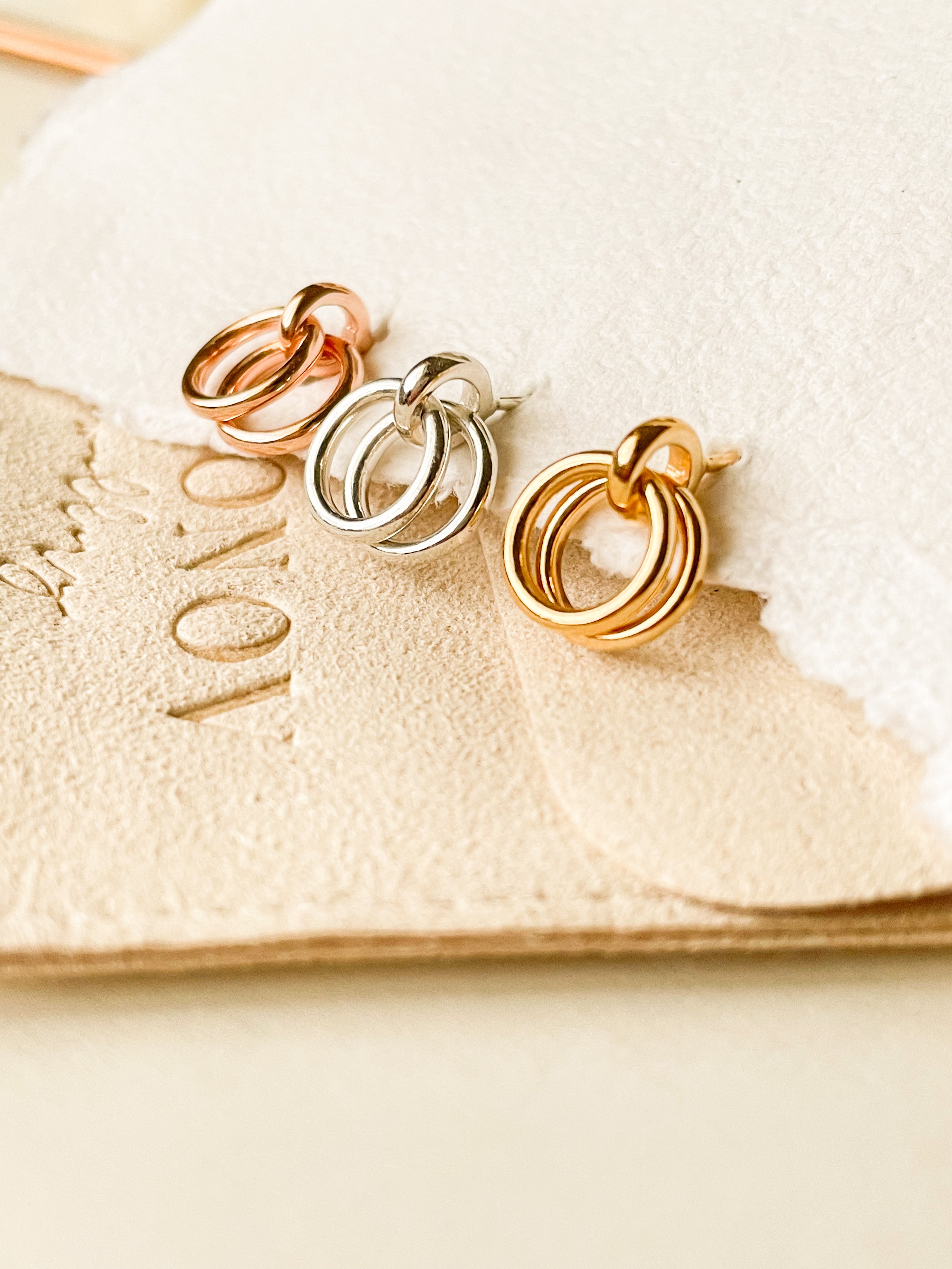 Hoop in a Hoop Studs - Octonov 