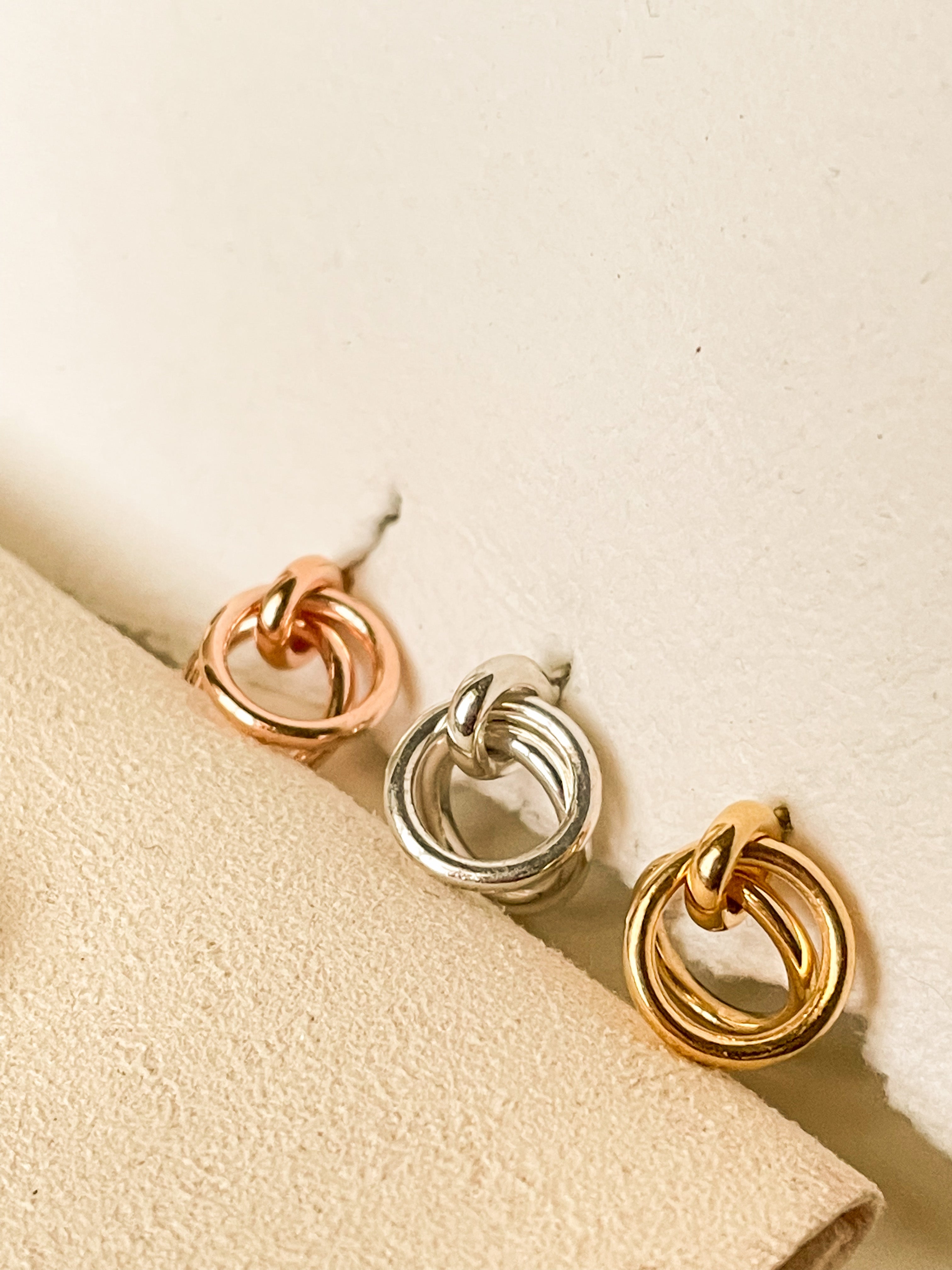 Hoop in a Hoop Studs - Octonov 