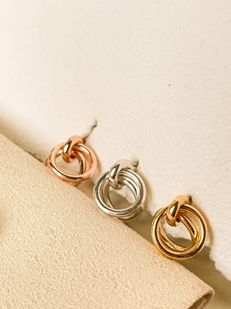 Hoop in a Hoop Studs