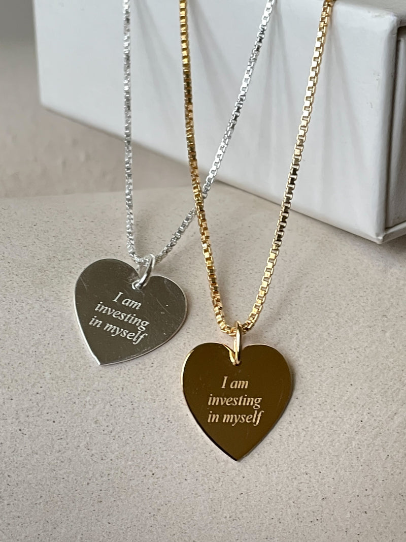Personalised Self-Love and Affirmation Necklace