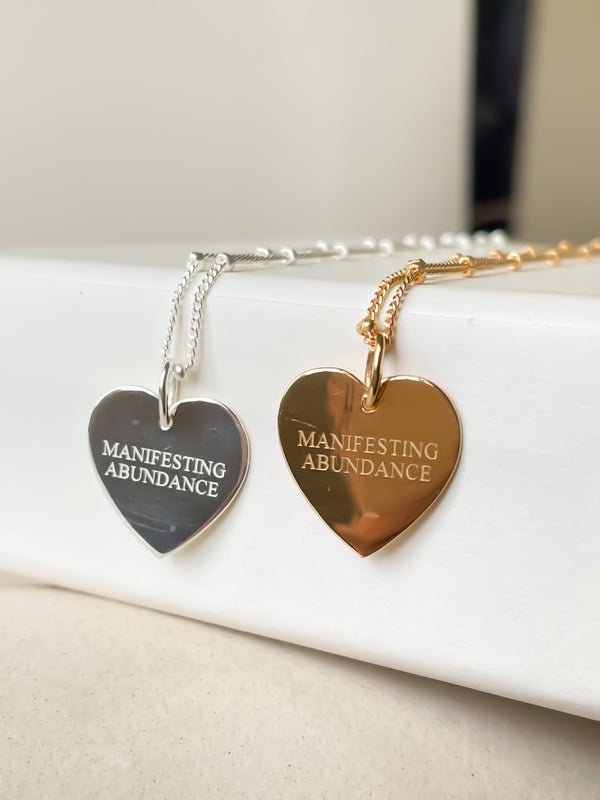 Personalised Self-Love and Affirmation Necklace