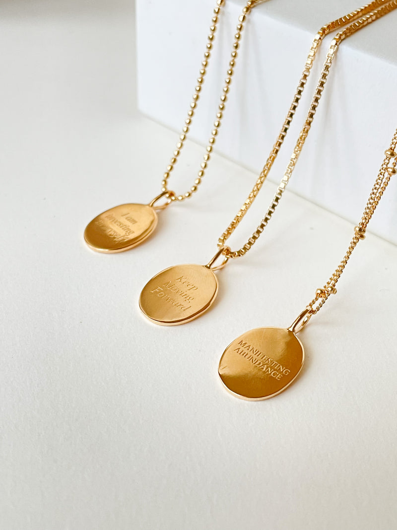 Personalised Positive Affirmation necklace