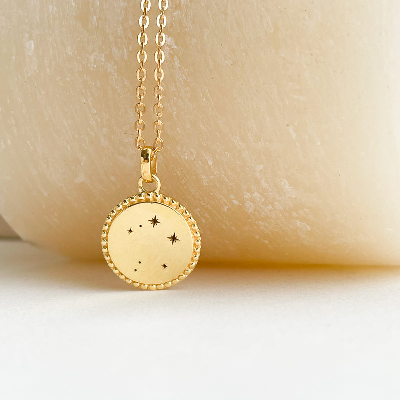 Zodiac Constellation Necklace, Personalised Zodiac Signs Necklace