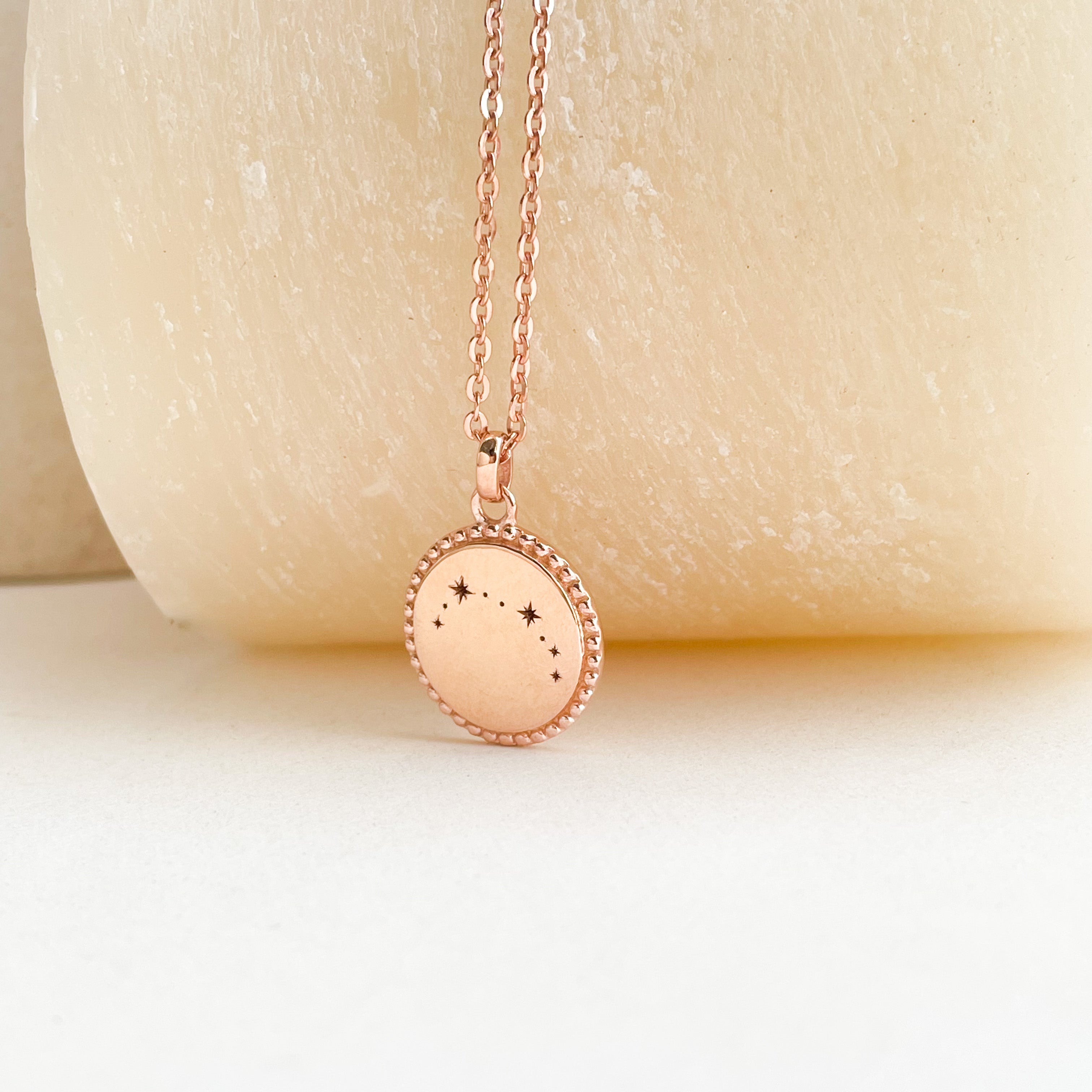 Zodiac Constellation Necklace, Personalised Zodiac Signs Necklace - Octonov 