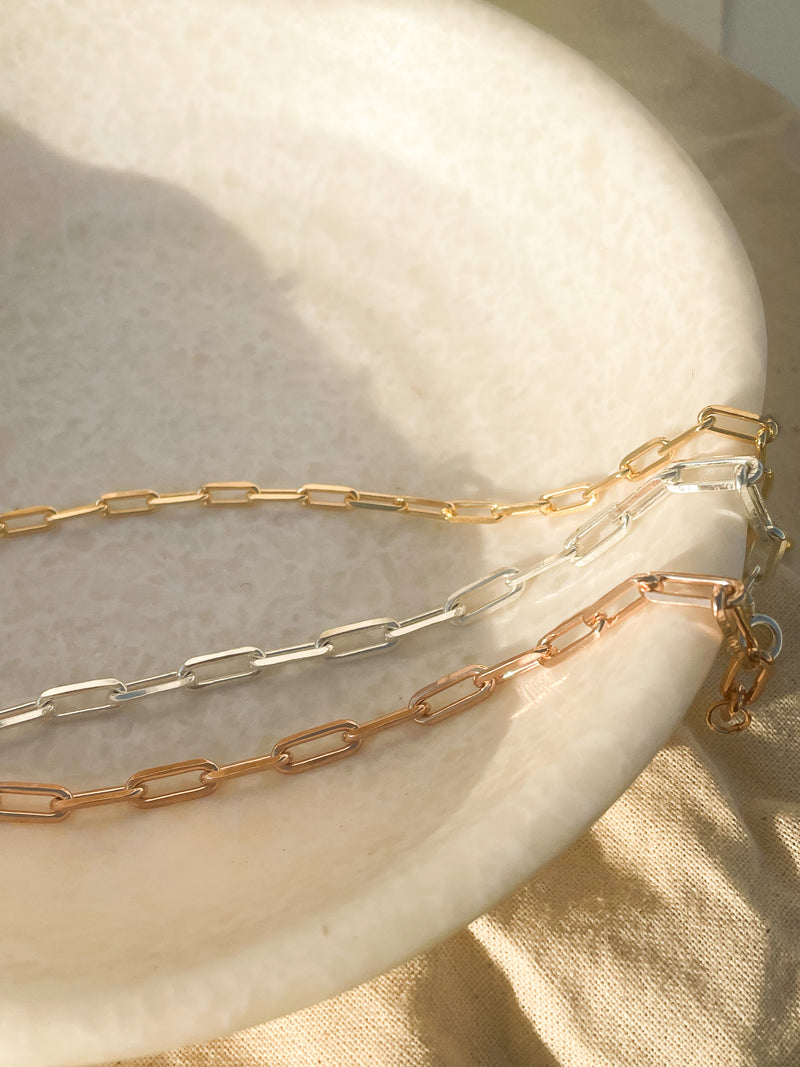 Paperclip Chain Bracelet