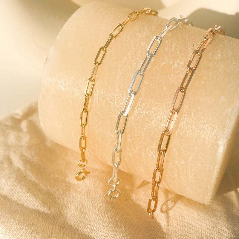 Paperclip Chain Bracelet