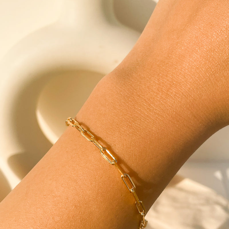 Paperclip Chain Bracelet
