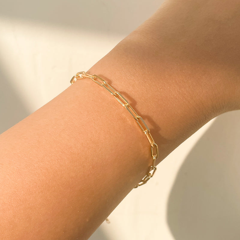 Paperclip Chain Bracelet