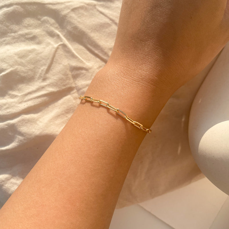 Paperclip Chain Bracelet