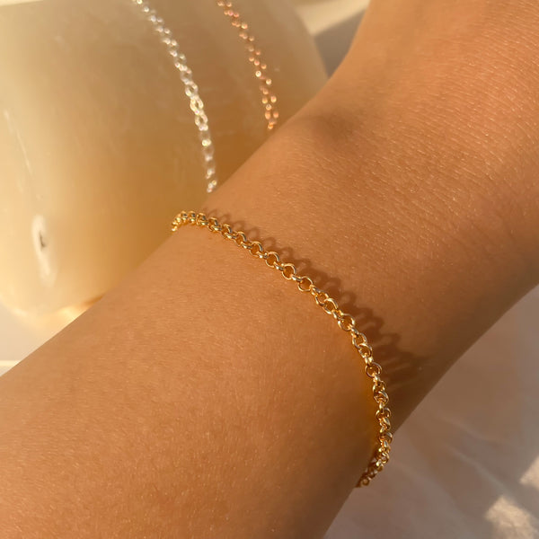Bold Rolo Chain Bracelet