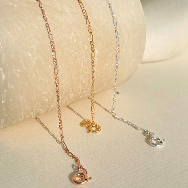Thin Figaro Chain Bracelet