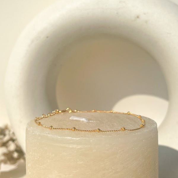 Minimalist Satellite Chain Bracelet