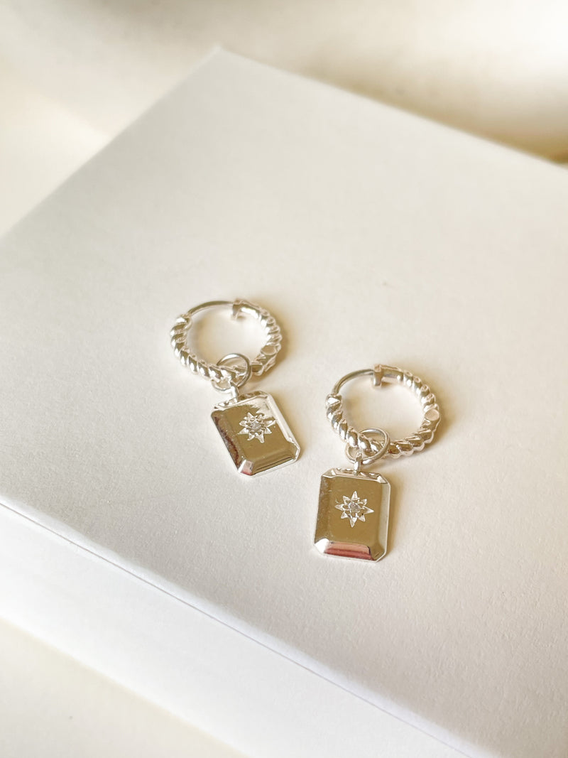 North star Twisted Hoops