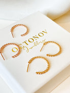 Bubble Dot Classic Hoops - Octonov 