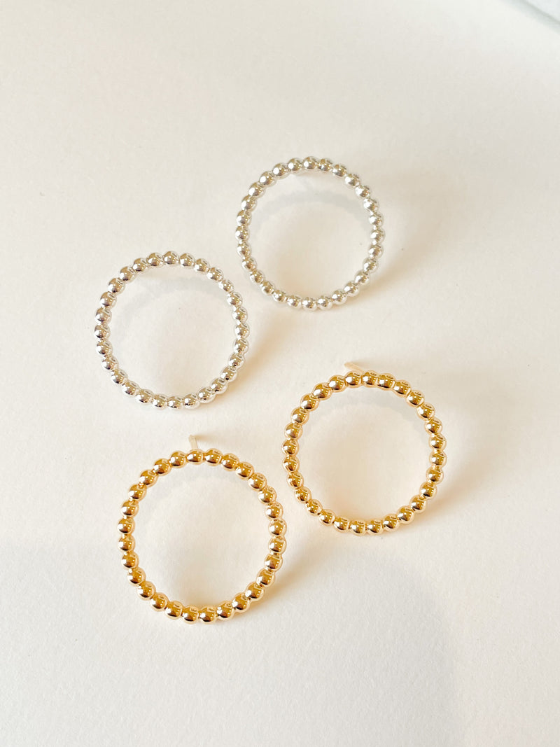 Classic Dotted Statement Studs