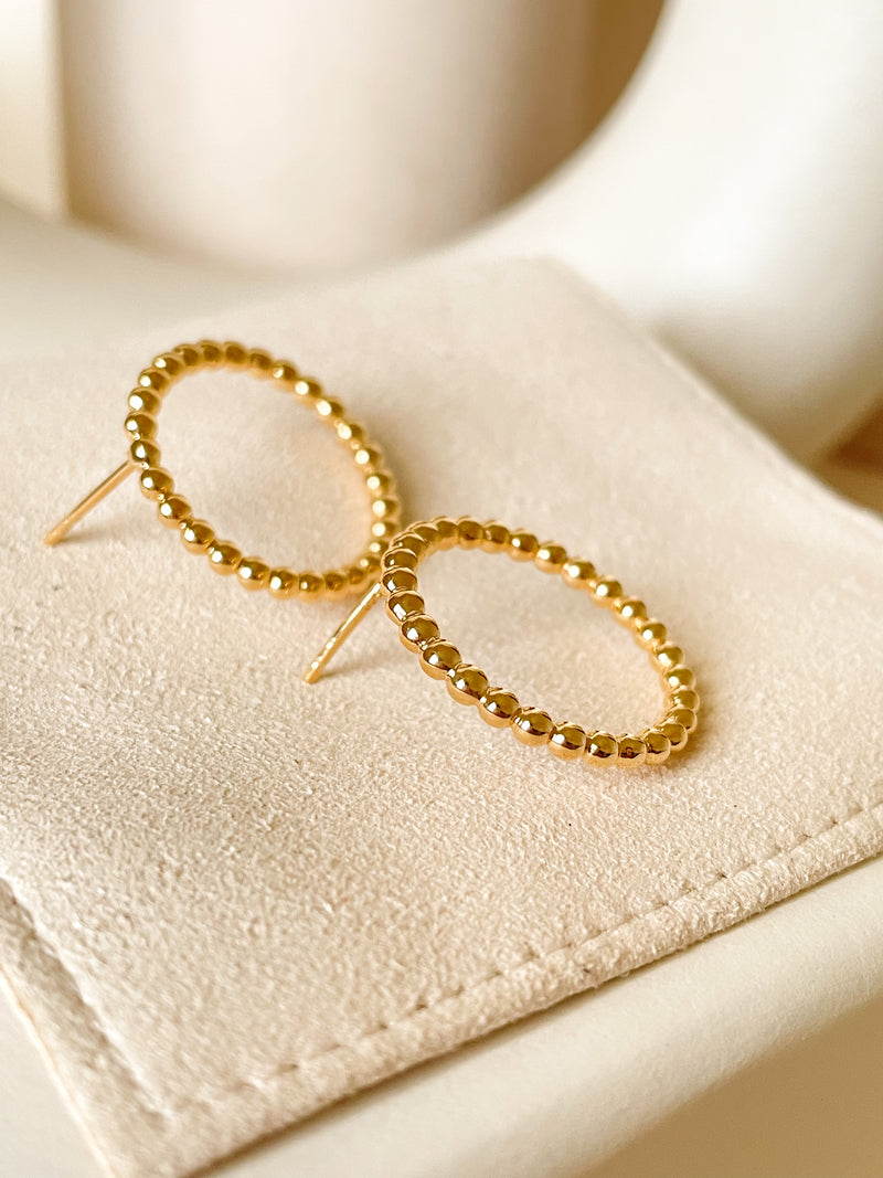 Classic Dotted Statement Studs